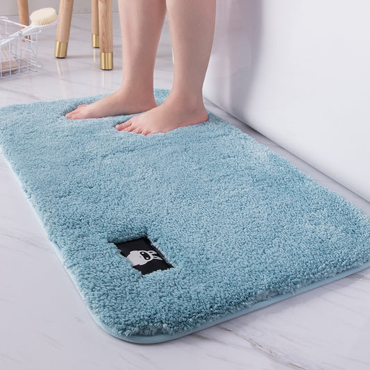 High-hair bathroom toilet door absorbent floor mat carpet bedroom non-slip foot pad bath rug  bathroom mat kitchen mat