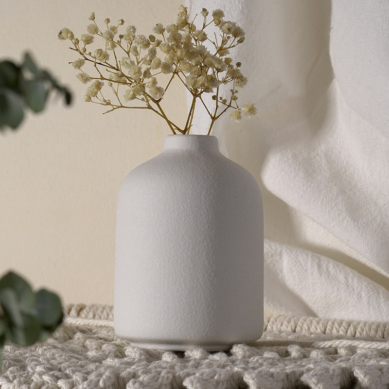 Simple Ceramic Vase Dining Table Decorations Home Living Room Decorations Vase