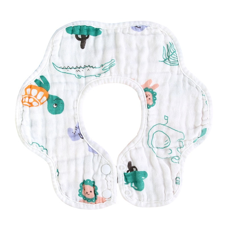 Baby Infant Muslin Cotton Bib Feeding Drool Bibs Burp Cloth Accessories Baby Bandana Bibs Triangle Scarf