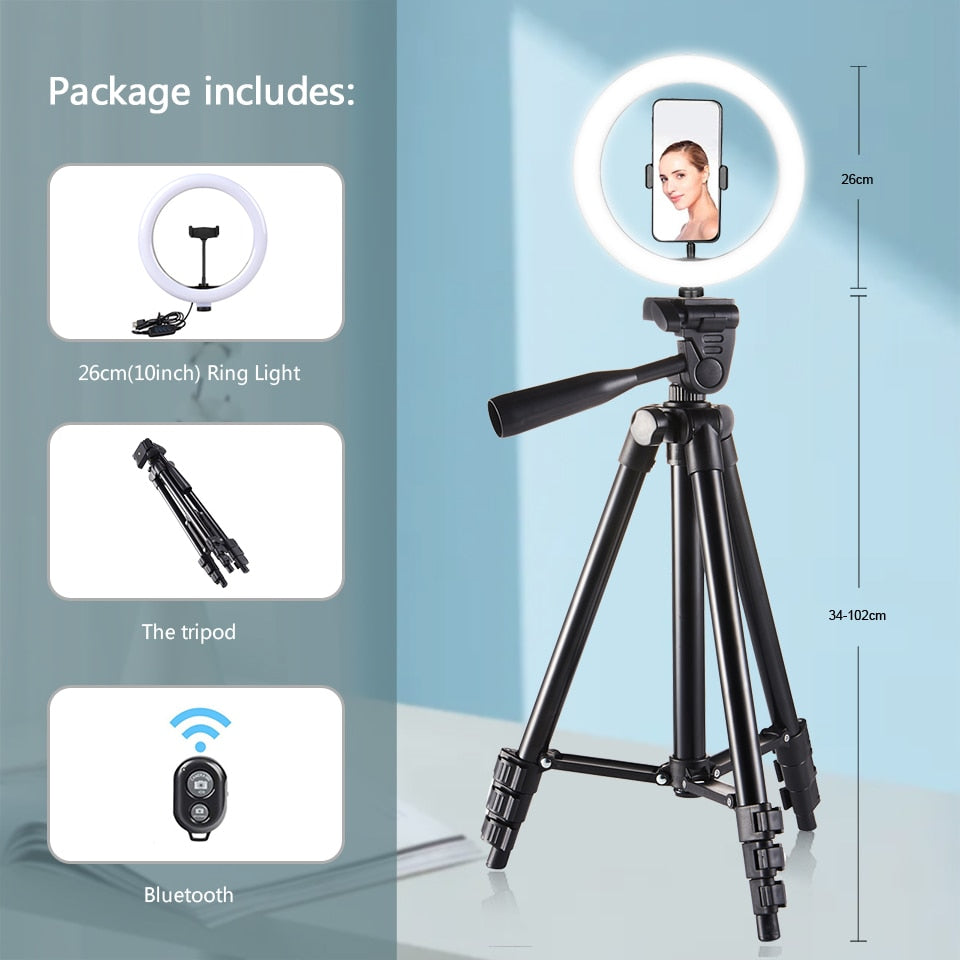 26cm Photo Ring light Led Selfie