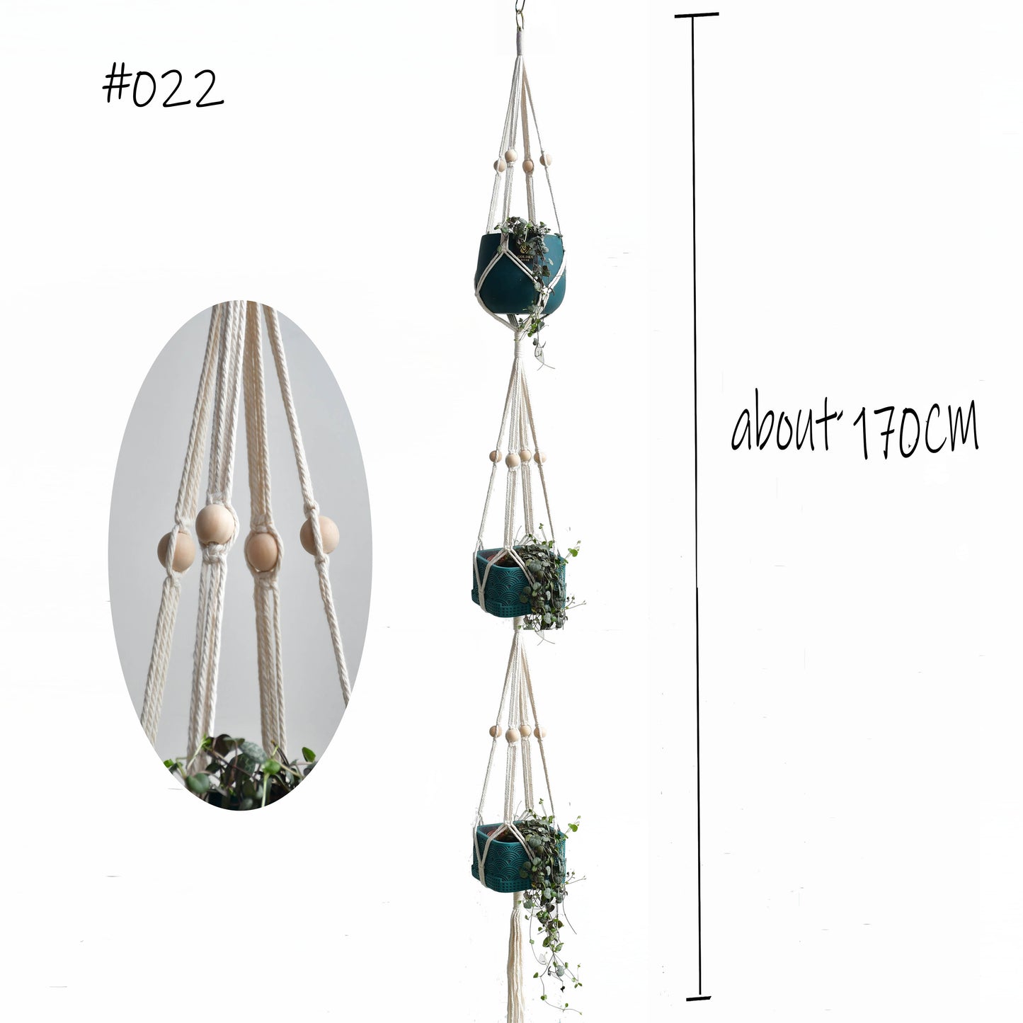 Hot sales 100% handmade macrame plant hanger flower /pot hanger for wall decoration countyard garden