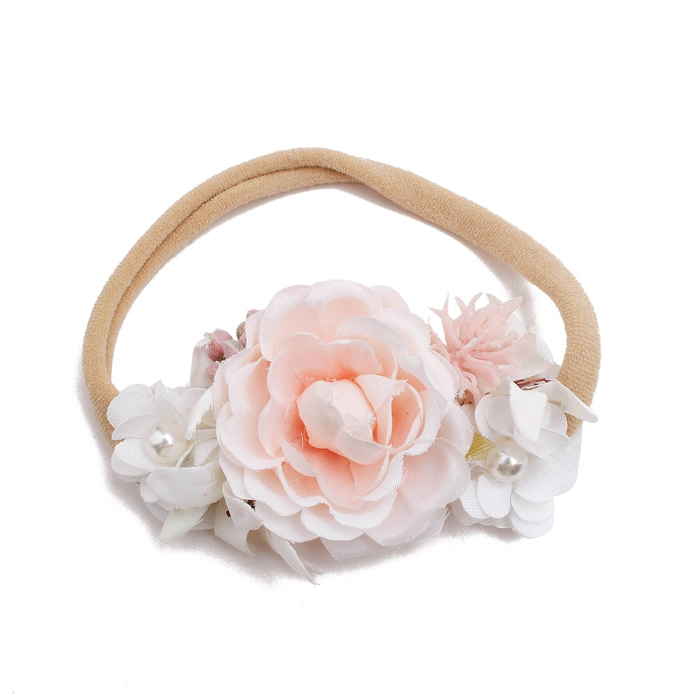 Baby Girl Headband Cute Baby Elastic Hair Band Newborn  Head Flower Toddler Headband Headwear Kids Accessories