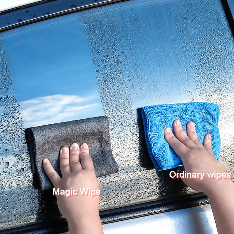 1/3Pcs Magic Glass Wiping Rags Thicken Windows Mirror Cleaning Cloth Home Car Glass Washing Cleaning Towel Efficient Clean Wipes