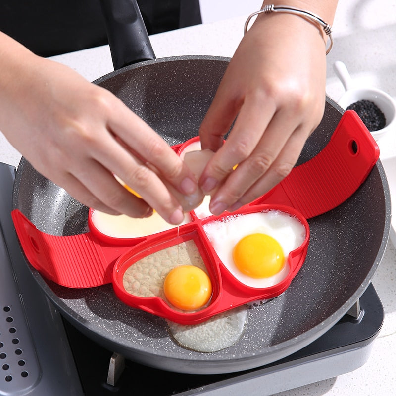 Egg Pancake Ring Nonstick Pancake Maker Mold Silicone