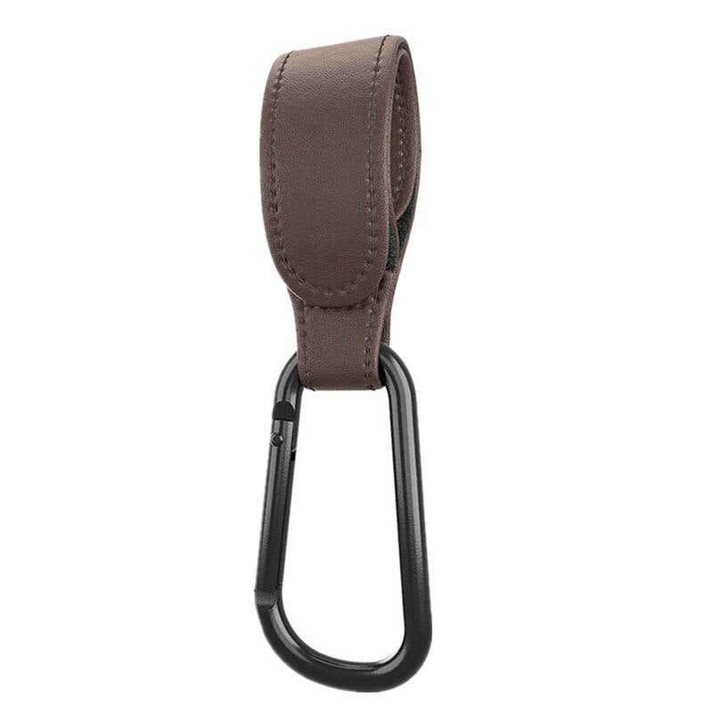 1/2pcs PU Leather Baby Bag Stroller Hook Pram Rotate 360