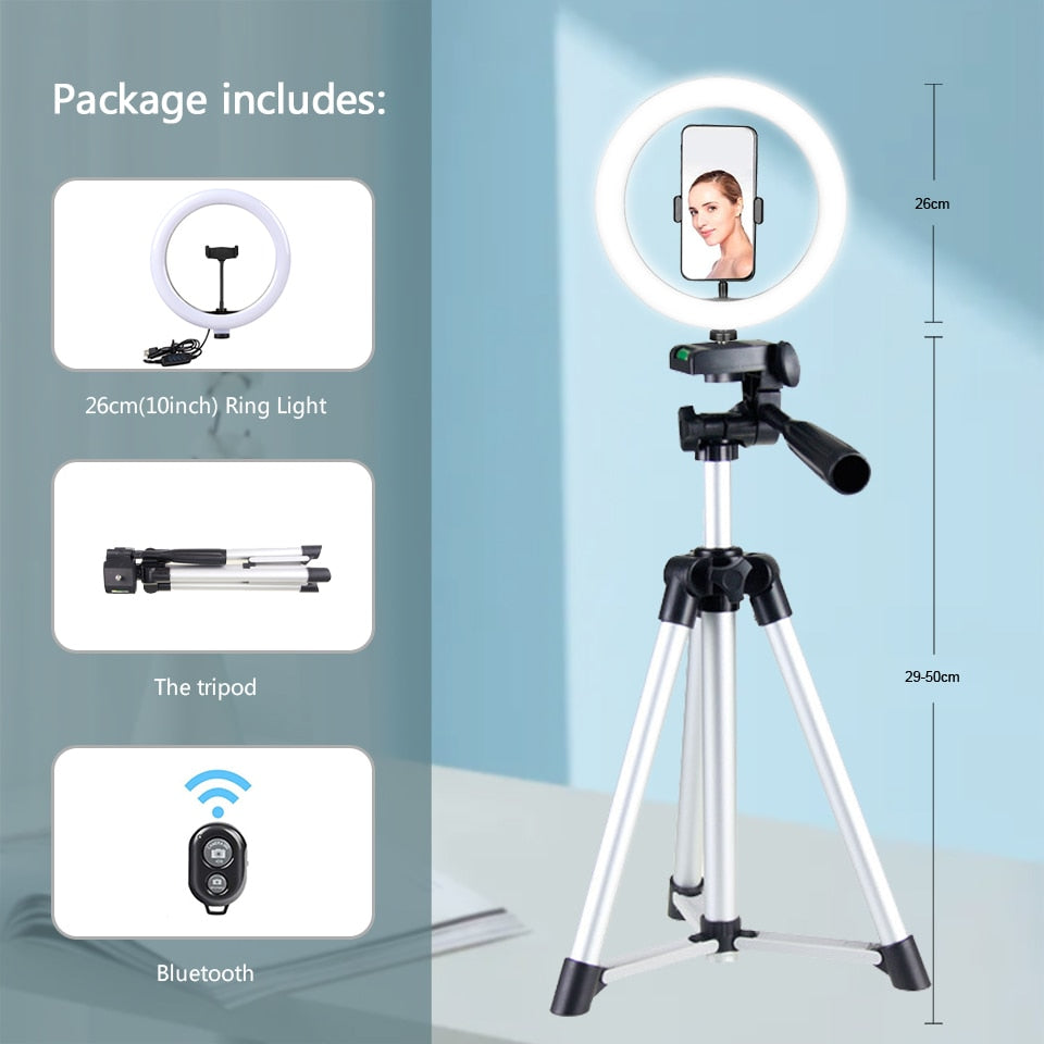 26cm Photo Ring light Led Selfie