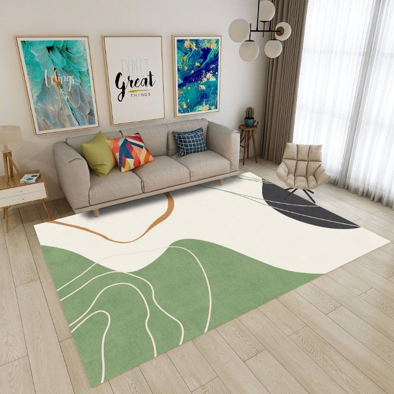 Nordic Luxury Carpet Living Room Big Size 200x300 Decoration Home Anti-skid Floor Mats