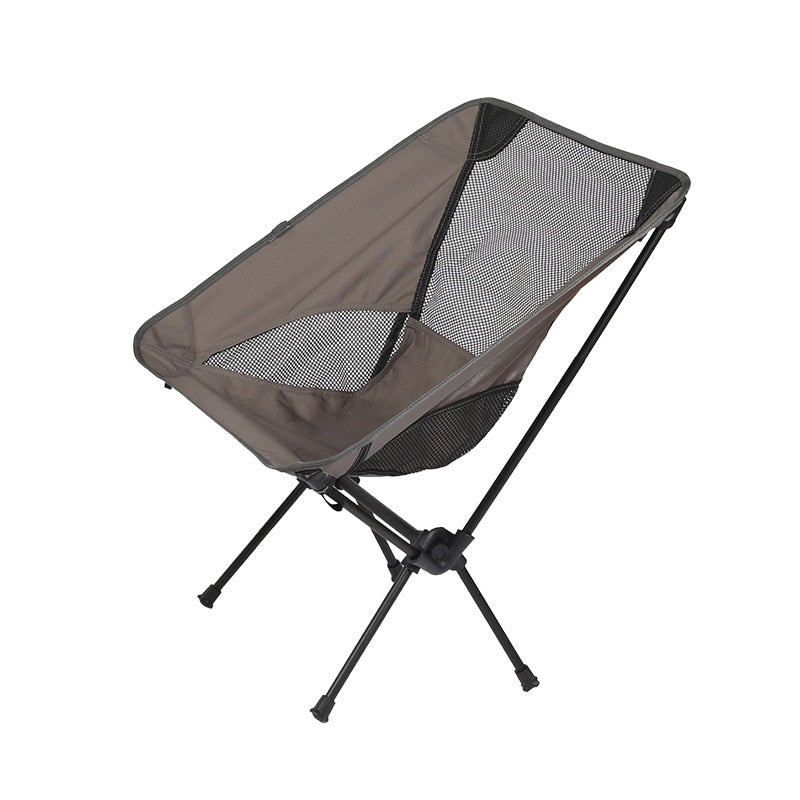 Ultralight Folding Moon Chairs Outdoor Camping Chair Removable Washable Fishing Picnic BBQ Chairs With Carry Bag Outdoor Stool