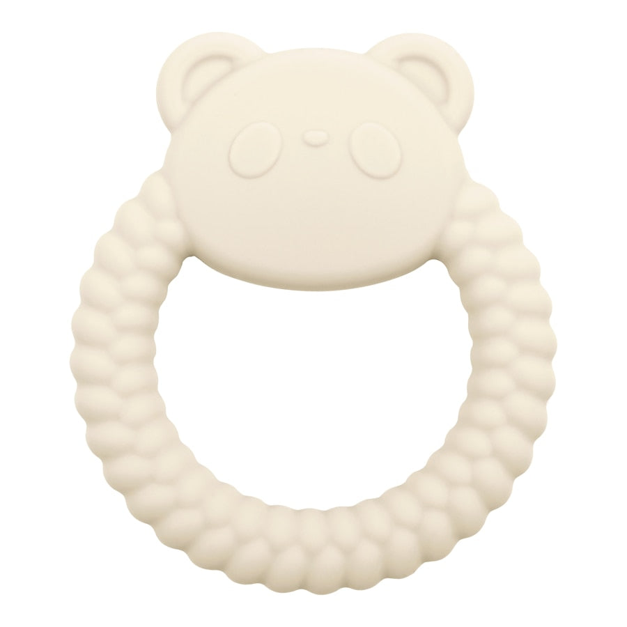 1PCS New Kawaii Panda Shape Teether Toys Silicone Teether Ring Baby Shower Gift Kid Teething Toys Newborns Chewing Accessories