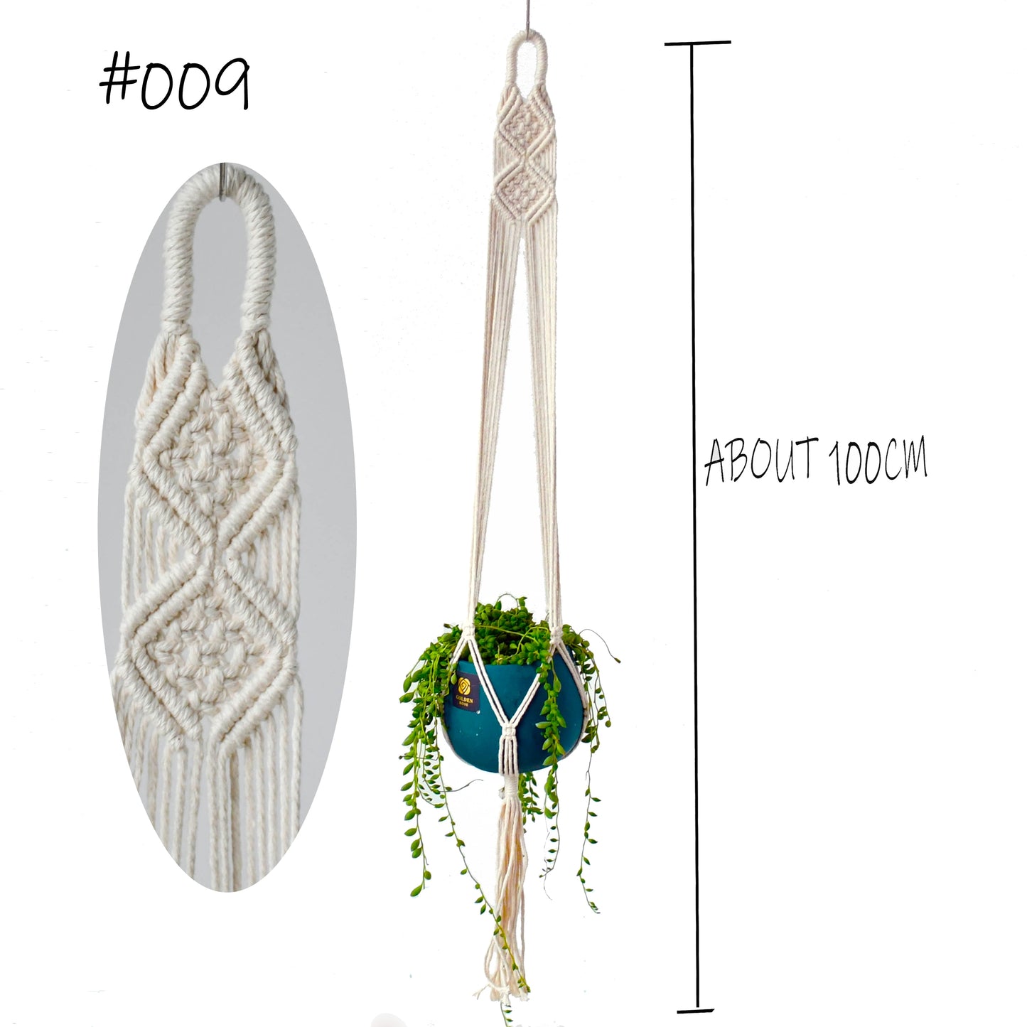 Hot sales 100% handmade macrame plant hanger flower /pot hanger for wall decoration countyard garden