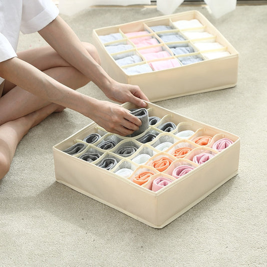 Underwear Storage Box Household Underwears Socks Clothes Organizer Box Portable Magic Tools Drawer Type Closet Separation Box