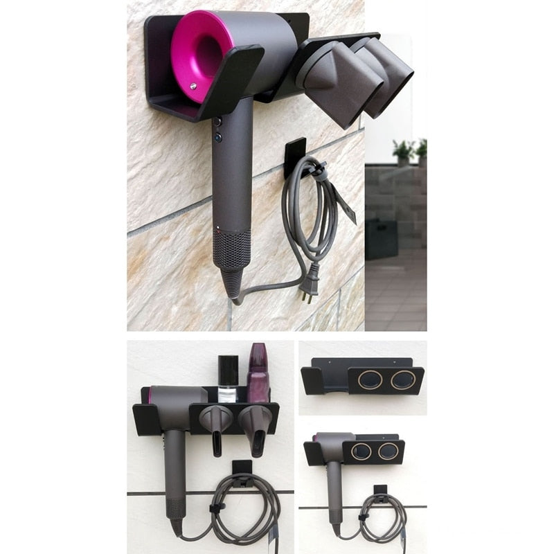 Supersonic Hair Dryer Holder Bathroom Storage Organizer Shelf for Wall Mount Bathroom Hardware Accessories For Dyson