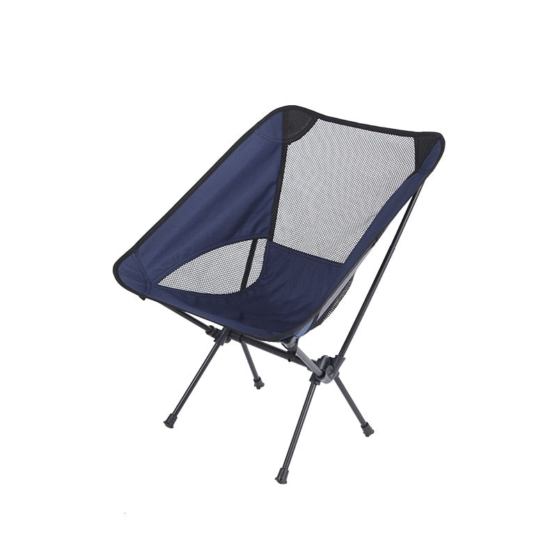 Ultralight Folding Moon Chairs Outdoor Camping Chair Removable Washable Fishing Picnic BBQ Chairs With Carry Bag Outdoor Stool