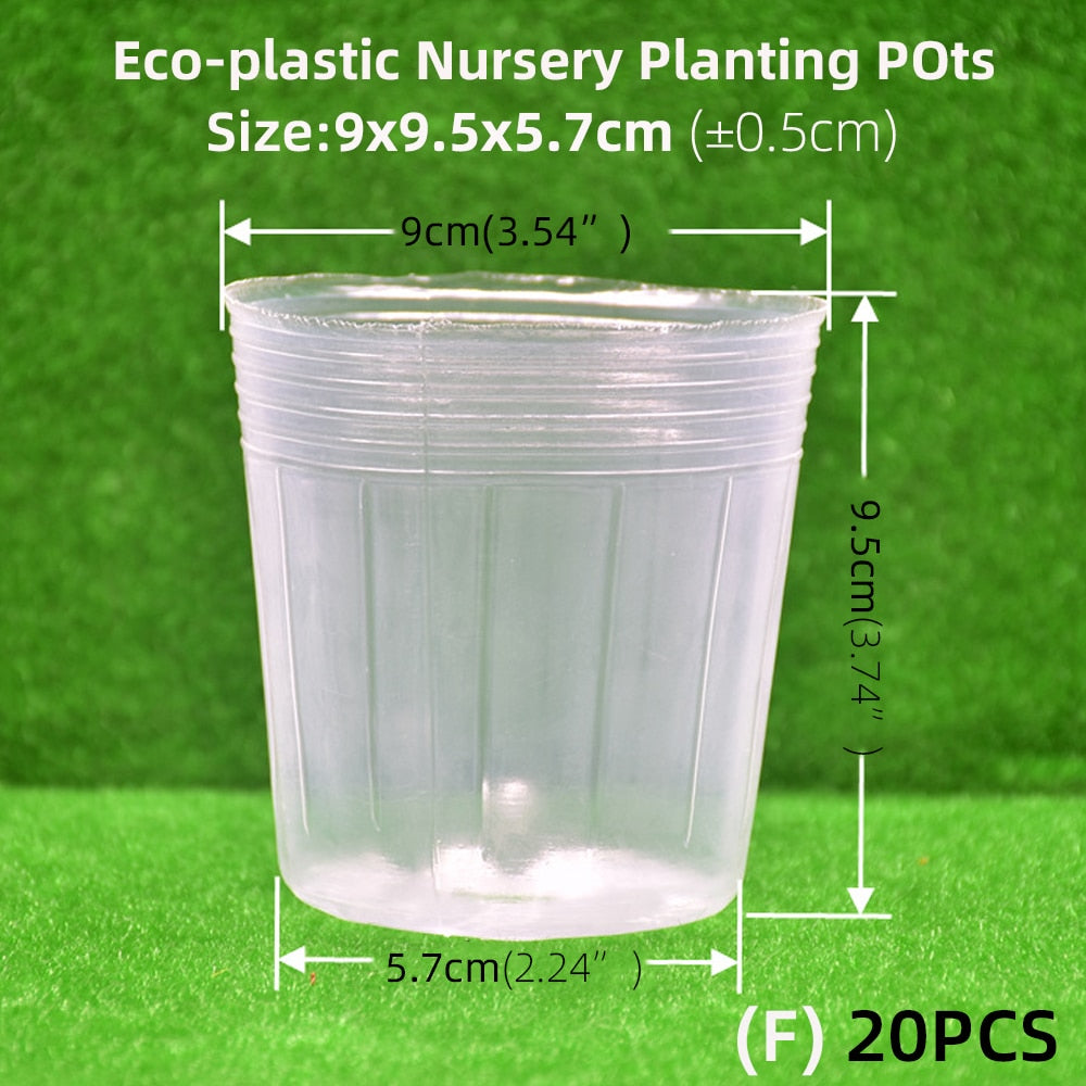 Garden Transparency Nursery Pots Planting Nutrition Cup Orchid Propagation Container Seedling Bag Nutrition Bowl Flowers Pot