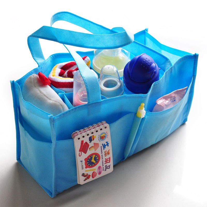 Baby Diaper Caddy Organizer Portable Holder Bag for Changing Table and Car, Nursery Essentials