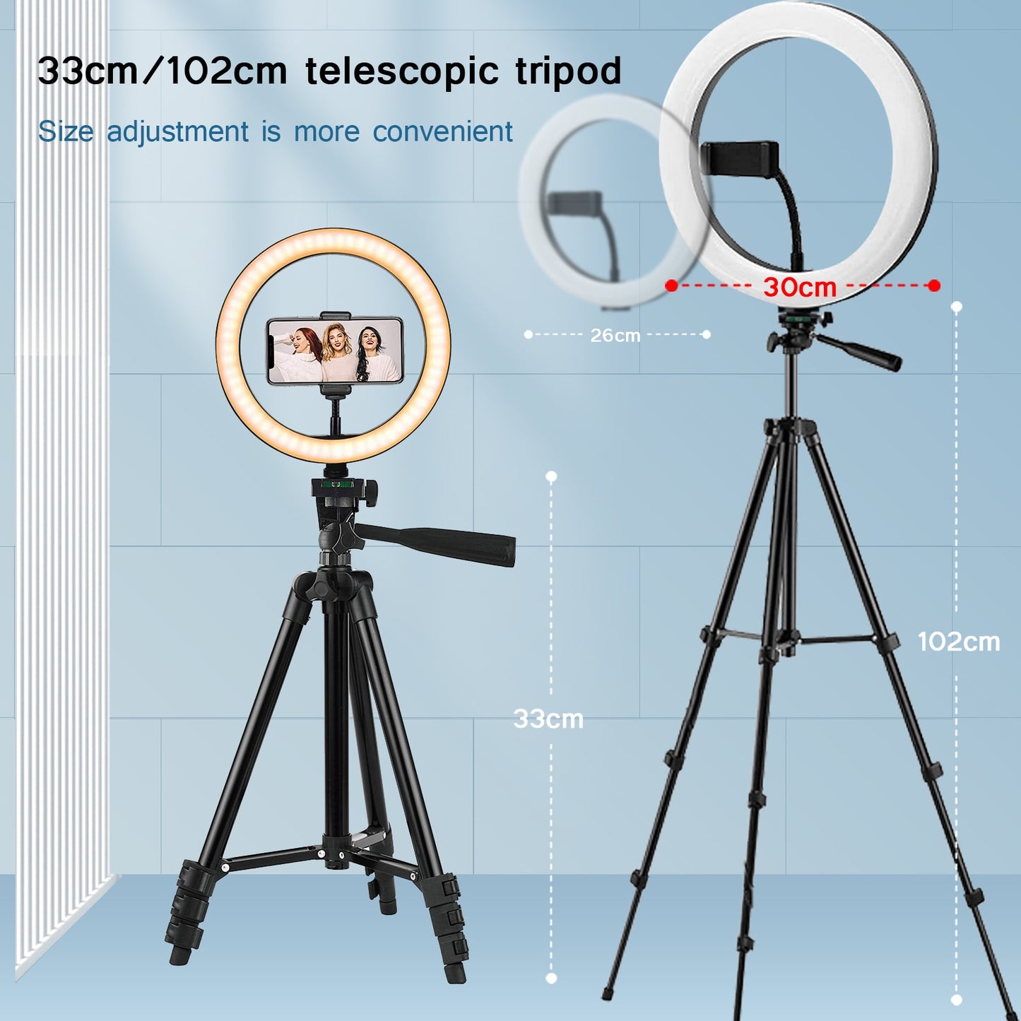 26cm Photo Ring light Led Selfie