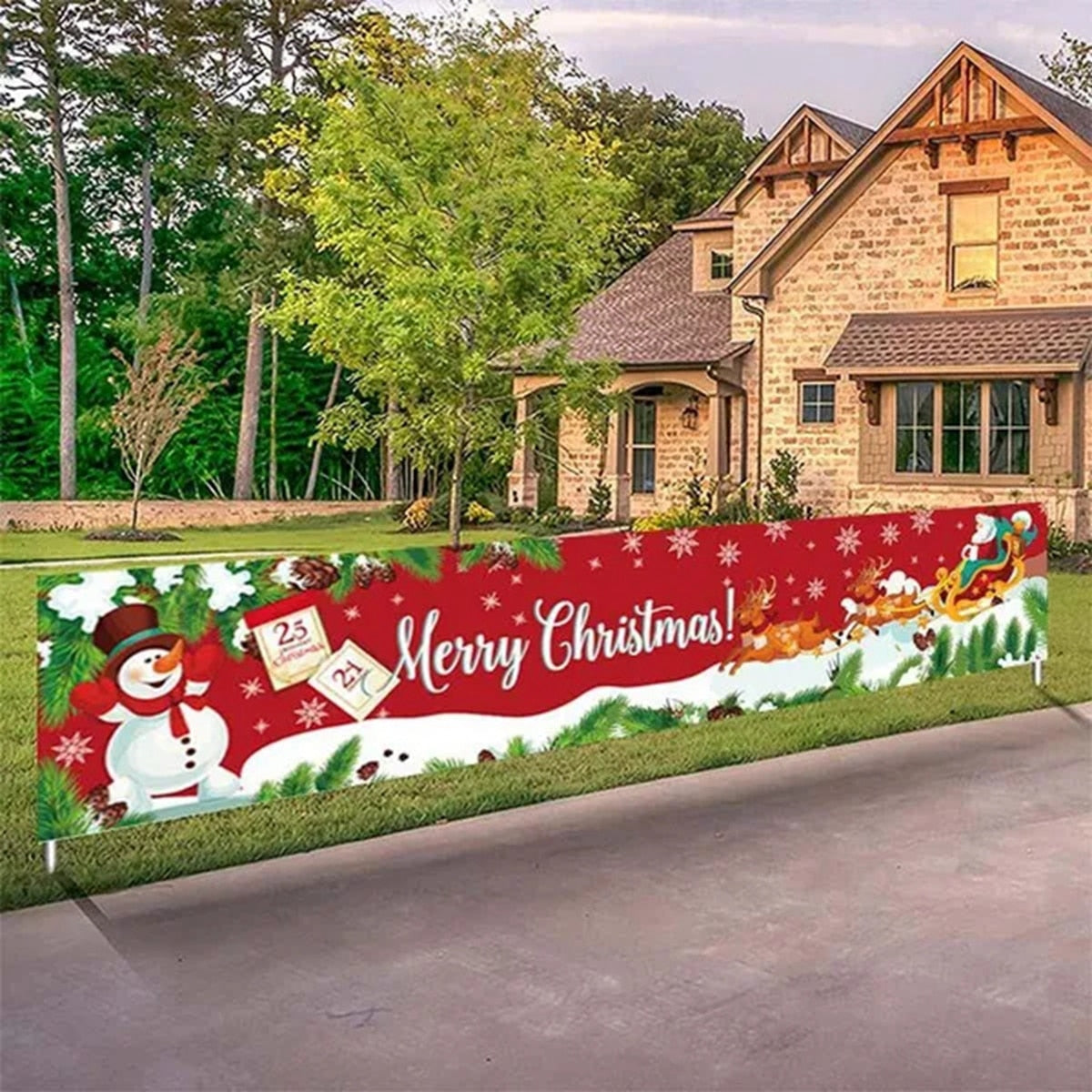 Christmas Outdoor Banner Merry Christmas Decorations For Home 2023