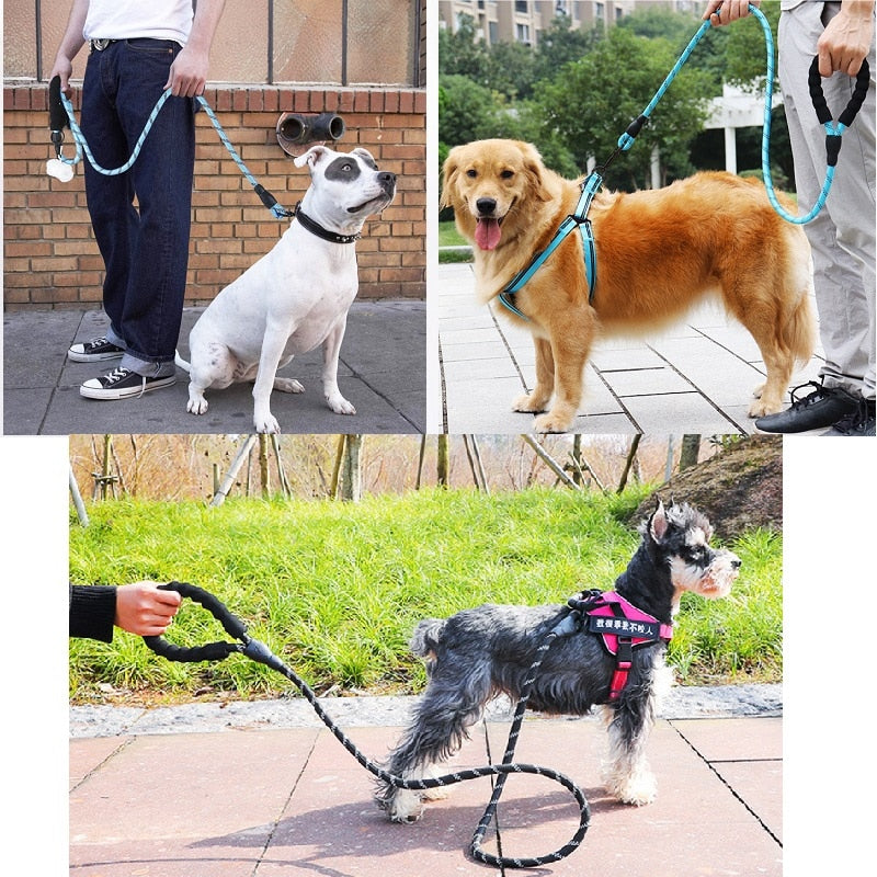 150/200/300cm Strong Dog Leash Pet Leashes Reflective