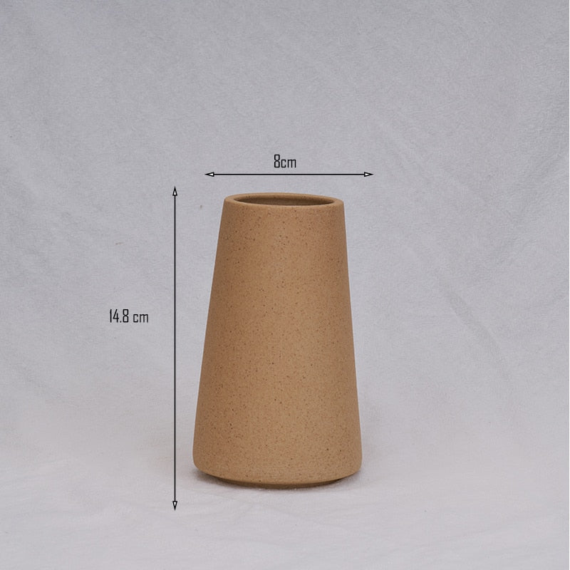 Simple Ceramic Vase Dining Table Decorations Home Living Room Decorations Vase