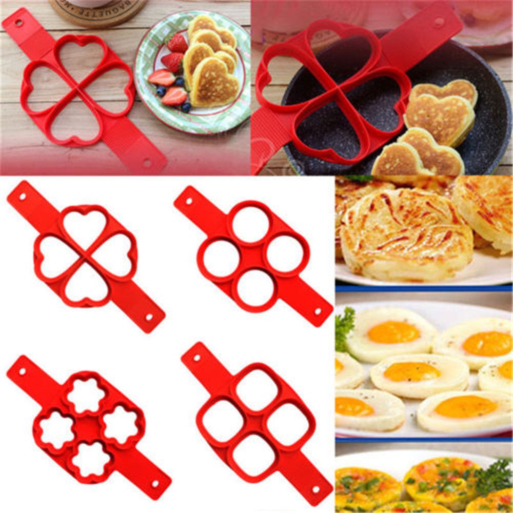 Egg Pancake Ring Nonstick Pancake Maker Mold Silicone