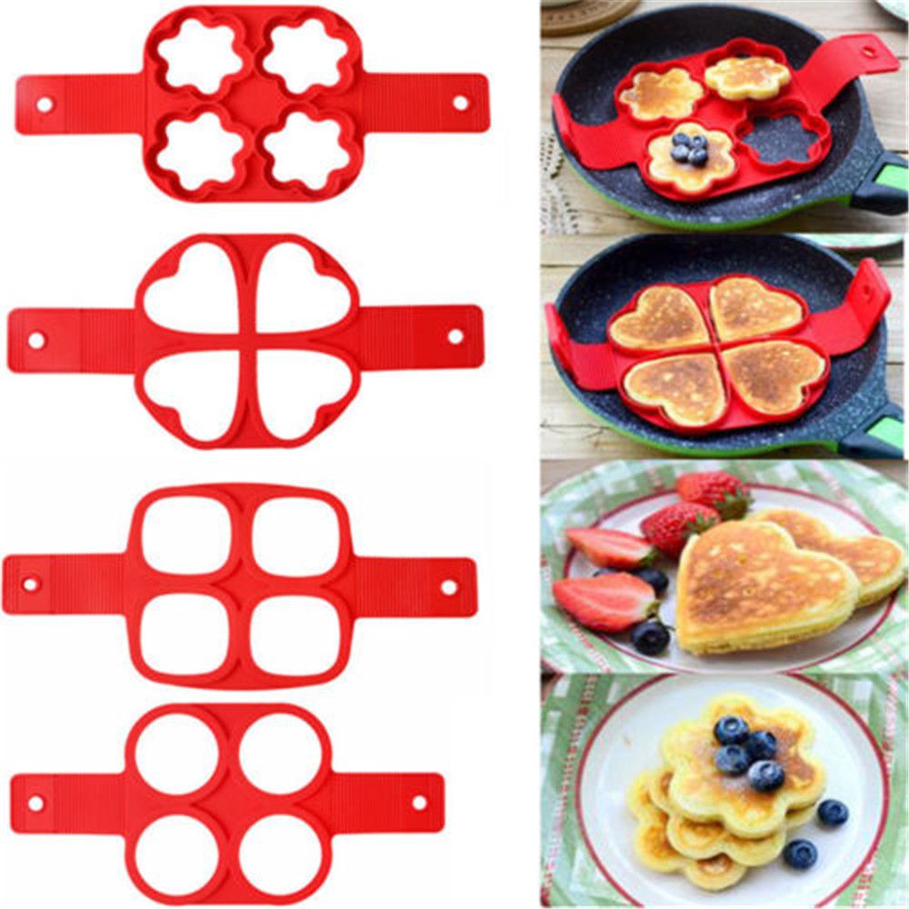 Egg Pancake Ring Nonstick Pancake Maker Mold Silicone