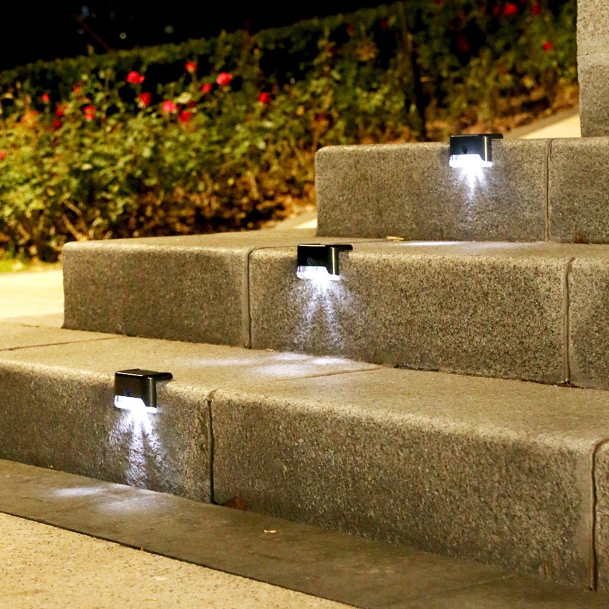 Solar LED Garden  Outdoor Lighting Waterproof Solar Step Light Lamp